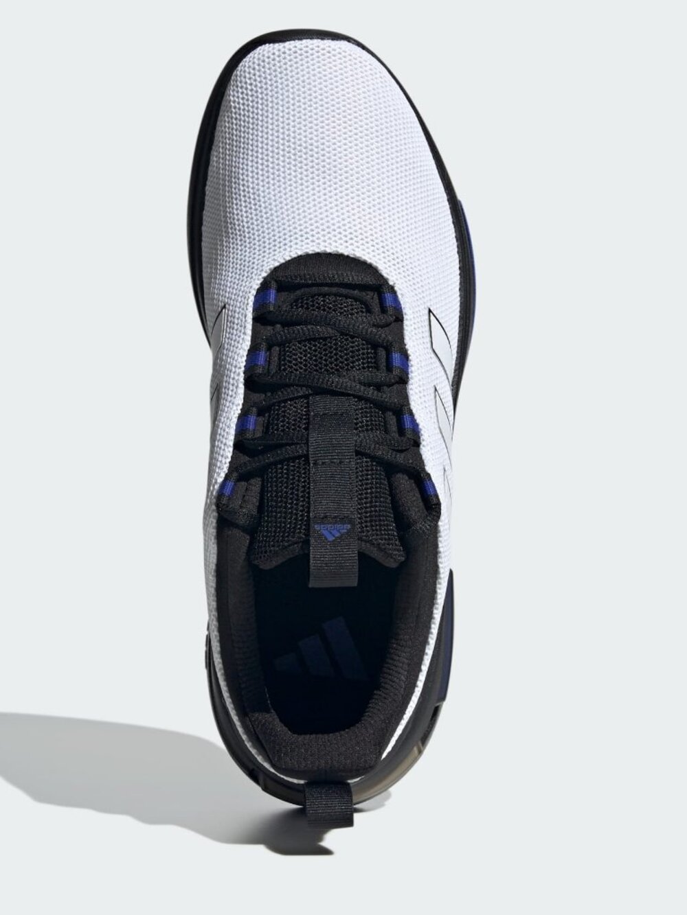 adidas Racer TR23 White Blue Walking Lifestyle Sneakers Size 8.5